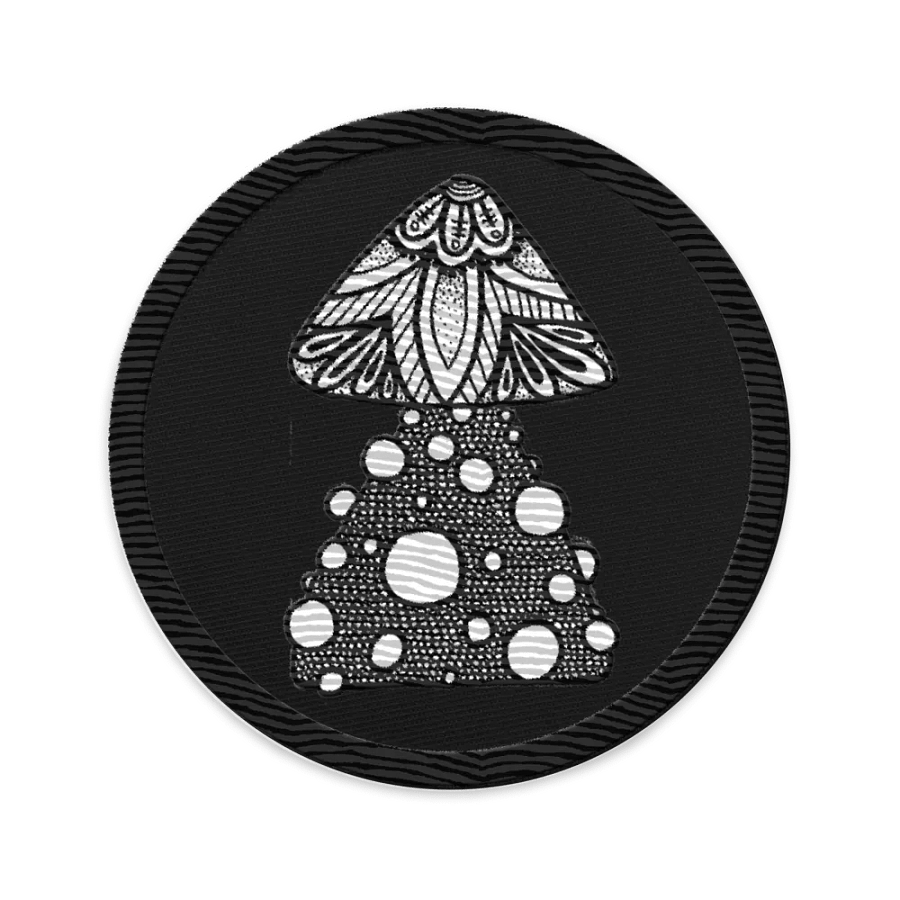 Mystical Mushroom Embroidered Patch product image (1)