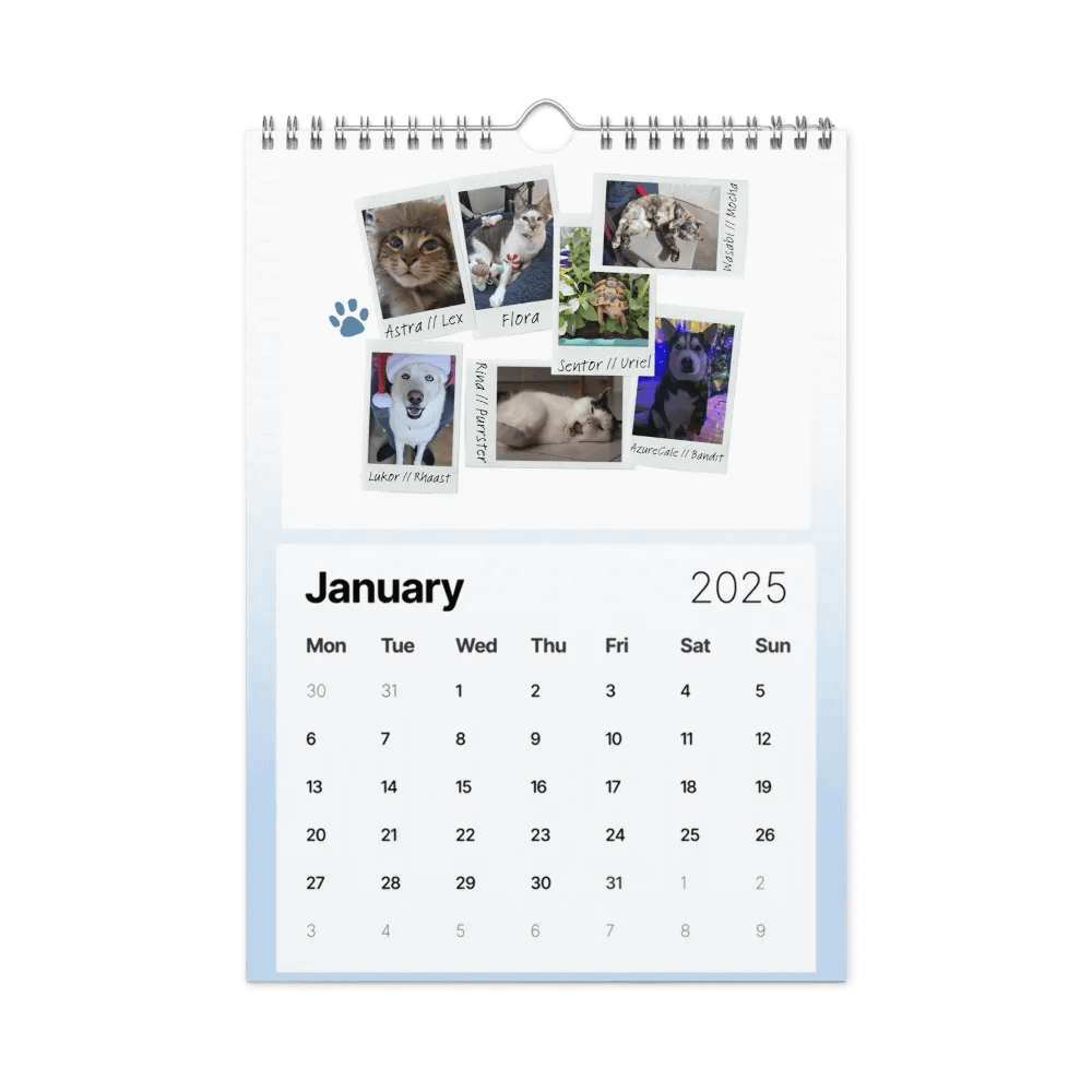2025 EG Pet Calendar product image (2)