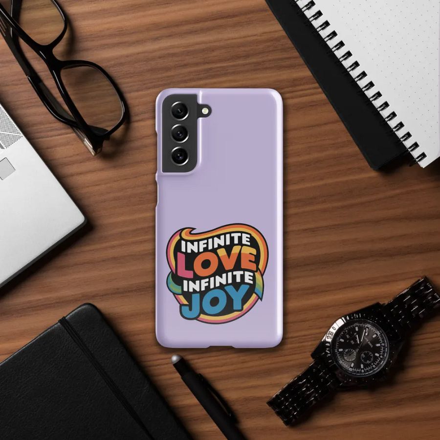 Infinite Love Infinite Joy Snap Case for Samsung (Purple) product image (12)