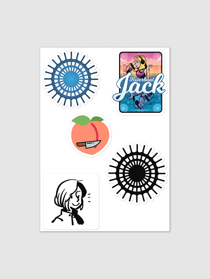 Riverboat Jack Emote Sticker Sheet 2 product image (1)