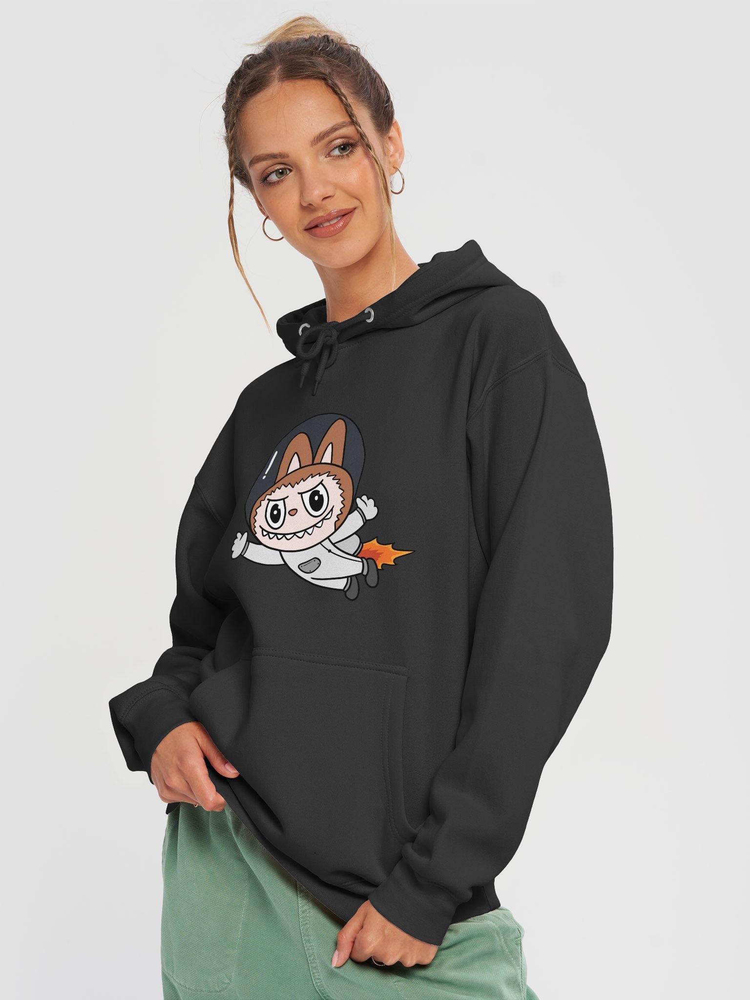 Labubu The Monsters Bunny Space Adventure Hoodie product image (8)