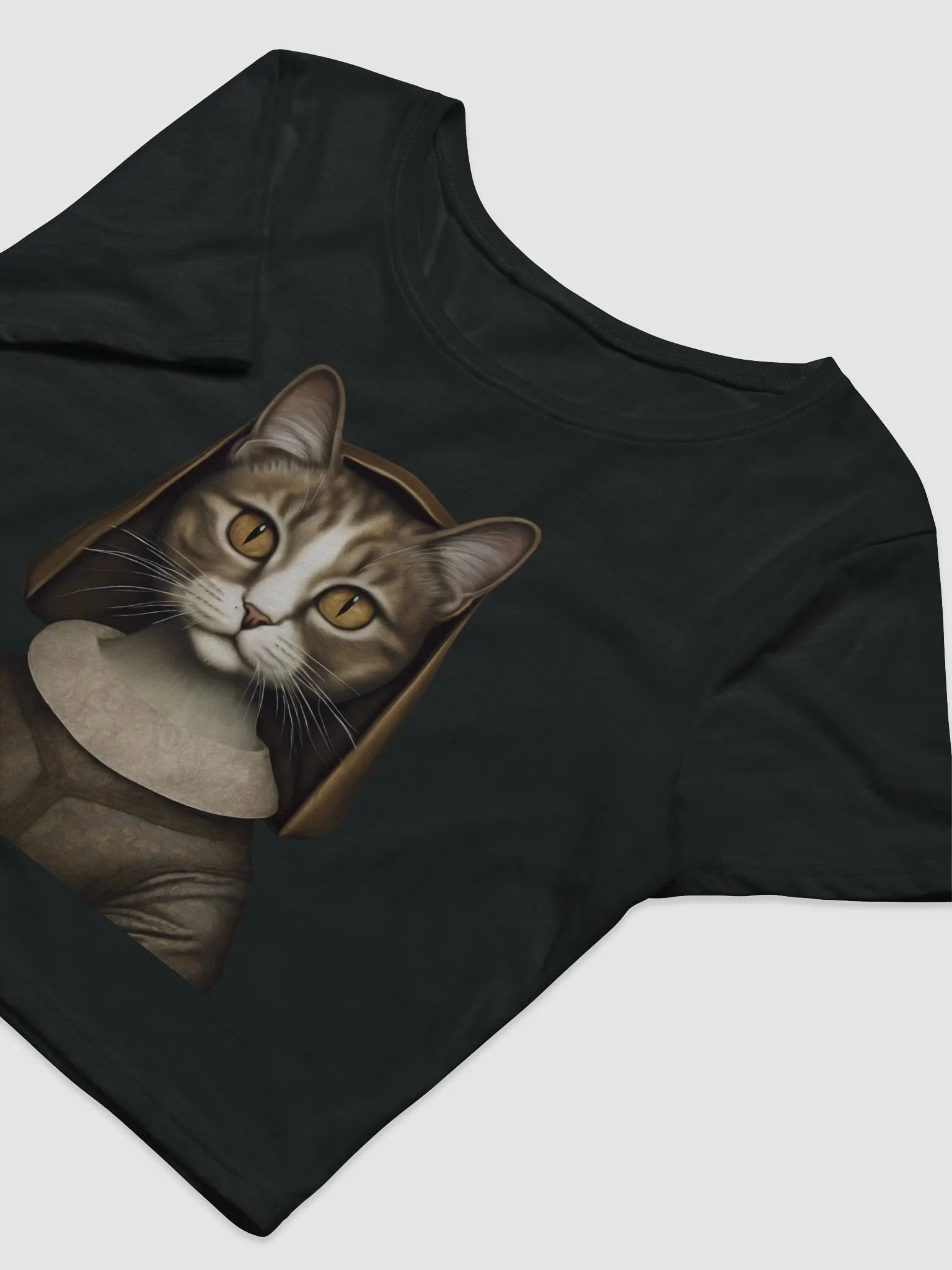Renaissance Cat Women's Crop Tee product image (15)