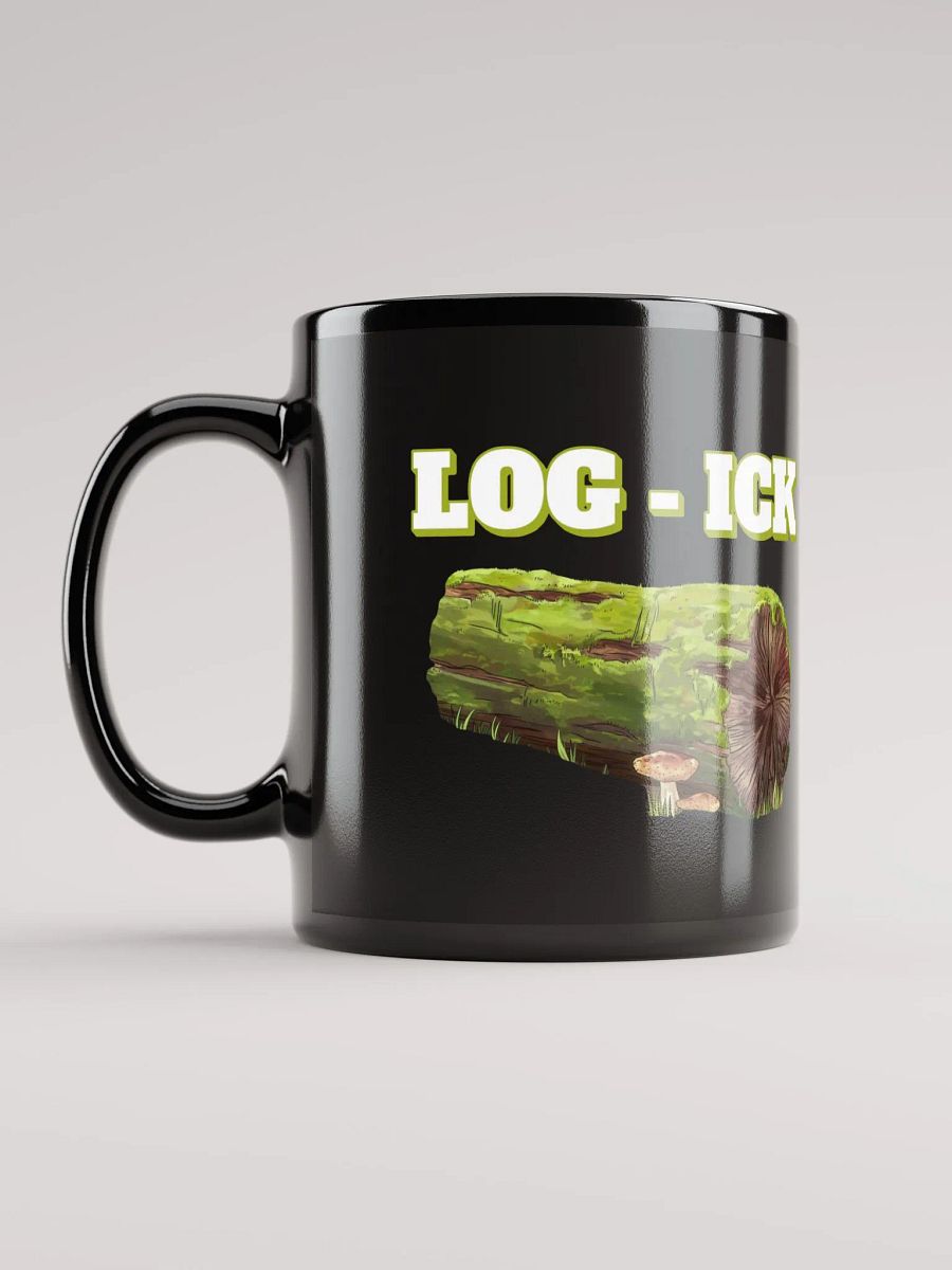 Log - Ick: Funny Play On Words Black Coffee Mug product image (9)