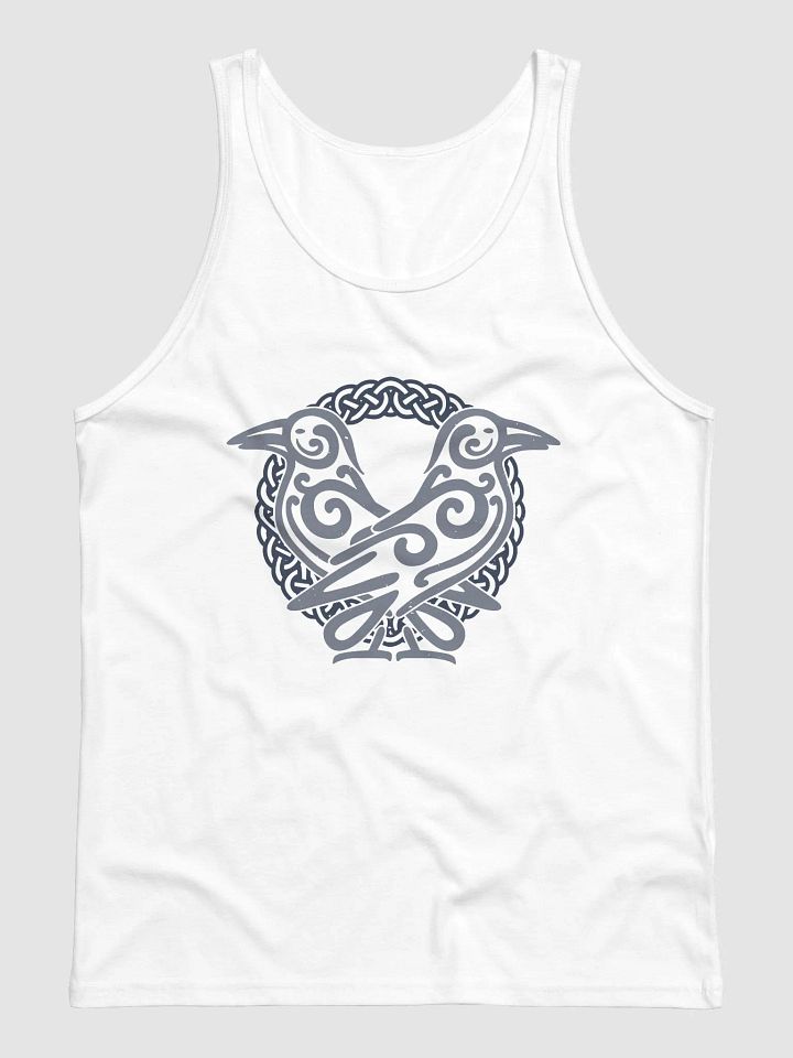 Odin's Ravens Men's Tank Top White product image (2)