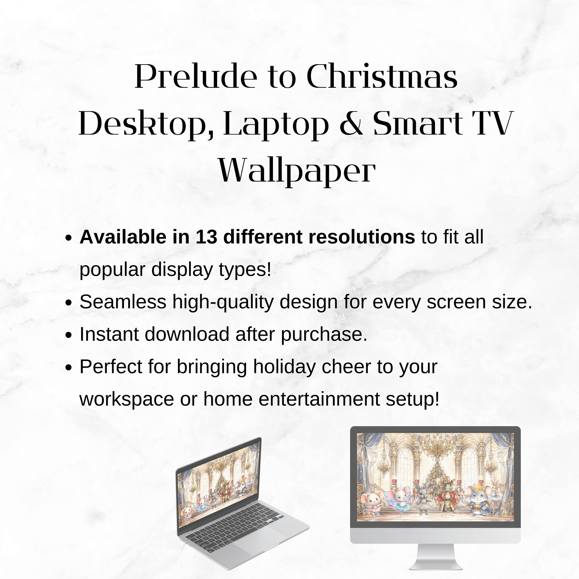 The Enchanted Nutcracker Ballet Desktop, Laptop, and Smart TV Digital Wallpaper product image (10)