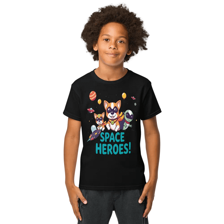 Space Heroes Galactic Adventure Kids' Tee product image (1)