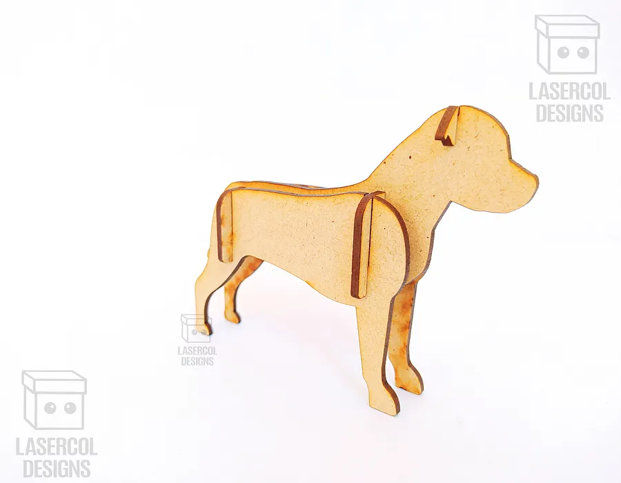 Dogs 3d Puzzle (3 Sizes) Set 4 - Laser Cut Files product image (4)