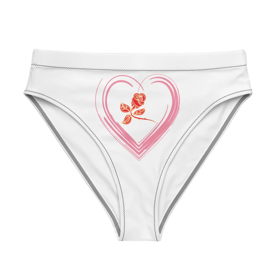 Golden Rose Heart All-Over Print Bikini Bottoms product image (1)