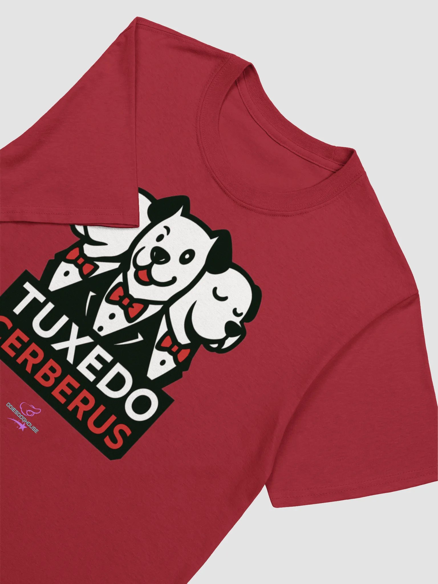 Tuxedo Cerberus Three-Headed Dog T-Shirt product image (31)