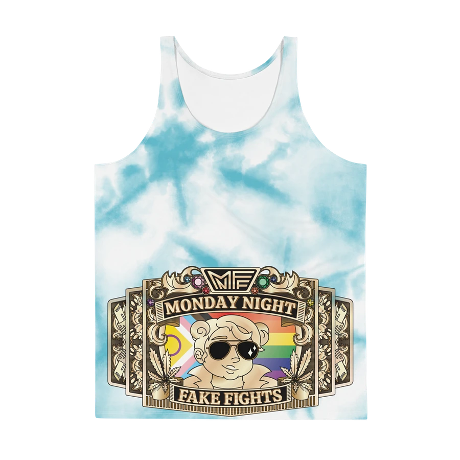 MNFF Championship belt Blue Tie Dye 