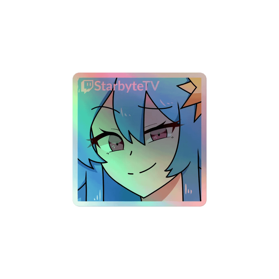 Astra Smug Holo Sticker product image (1)