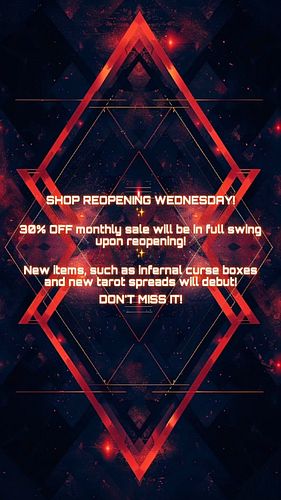 New things are coming down the pipeline- and the monthly sale is coming back with the store reopening! Don’t miss your opport...