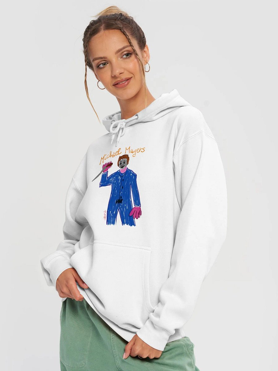🔪 "MAYERS" CreepyKids Unisex Horror Halloween Slasher Hoodie Jumper Art Print🎃 product image (3)