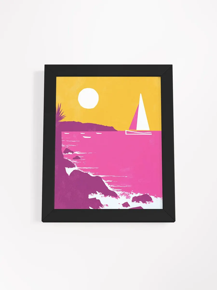 Sunset on pink lake product image (5)