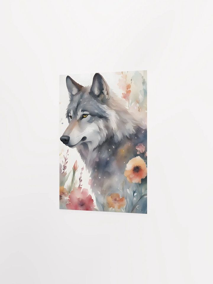 Reverse Coloring Wolf Poster product image (4)