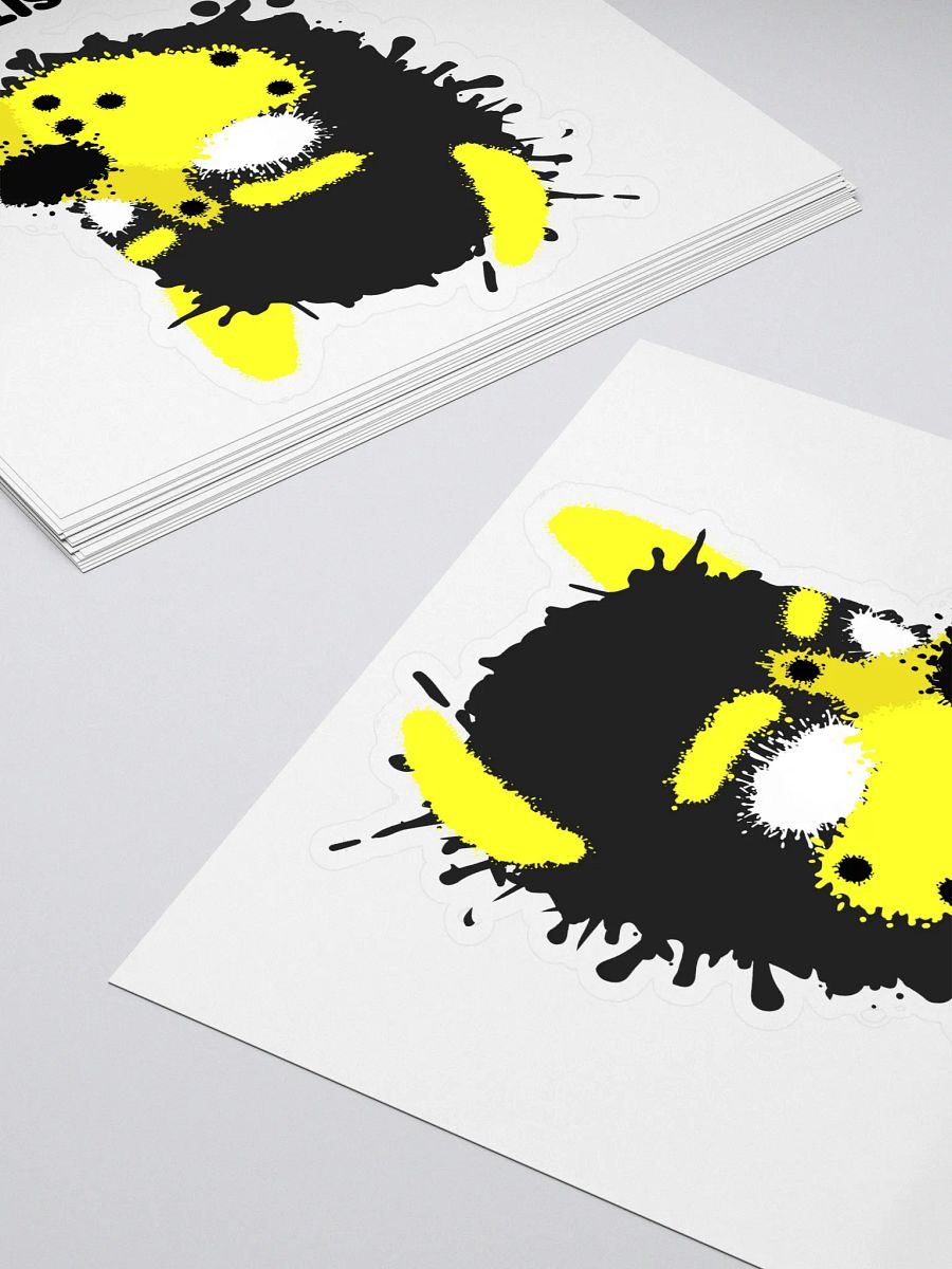 Pup Splatter Sticker - Yellow product image (4)