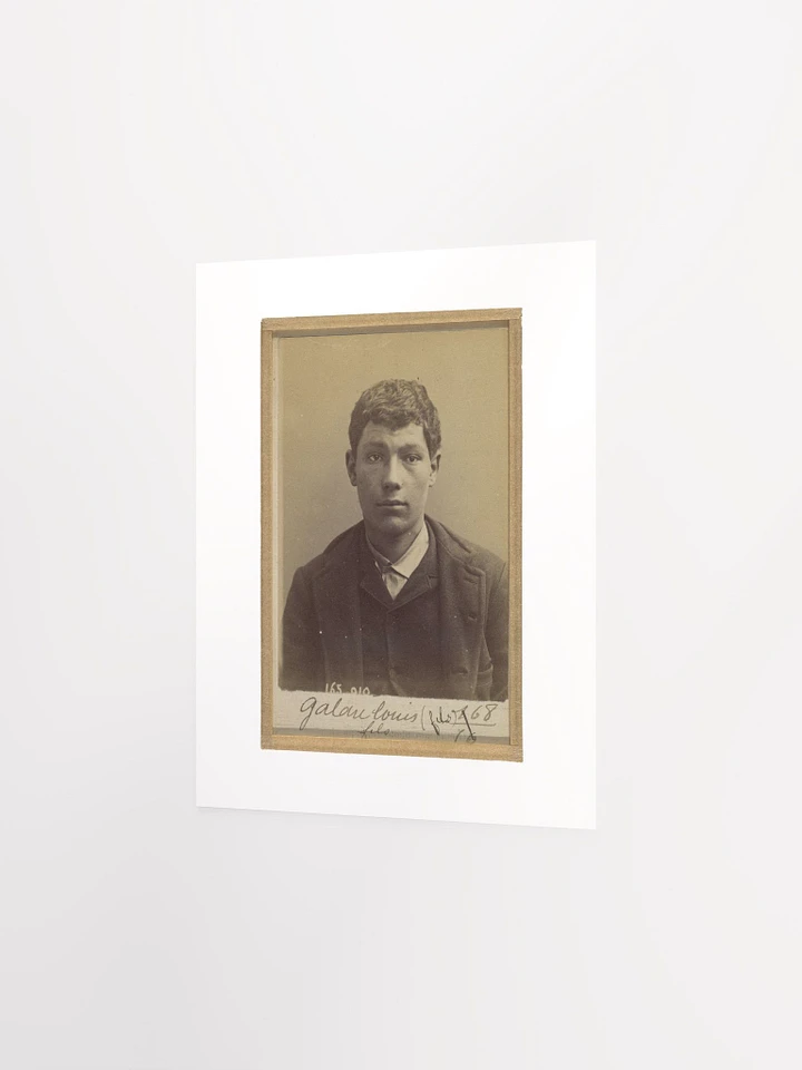 Charles Galau Mugshot By Alphonse Bertillon (1891) - Print product image (2)