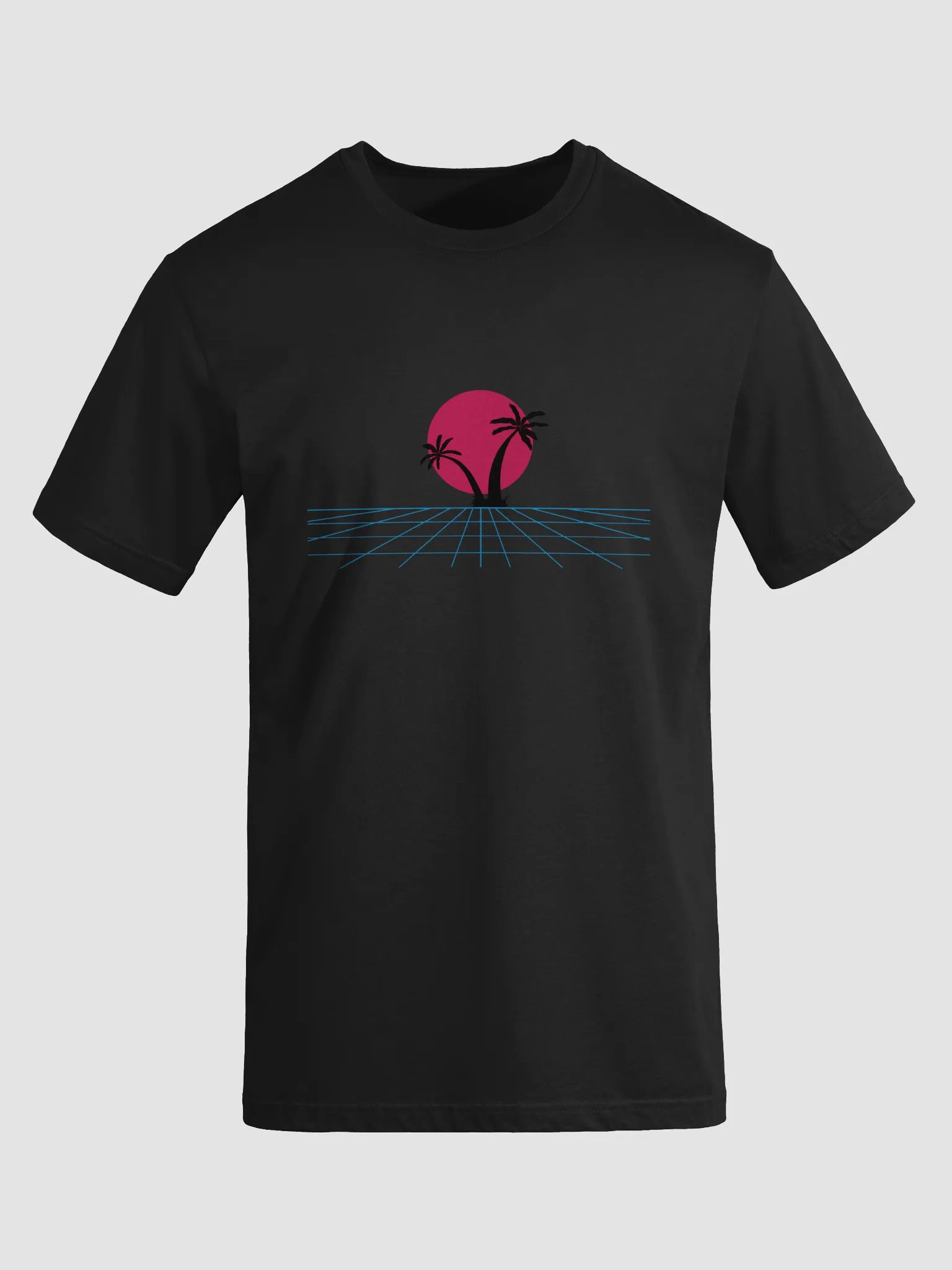 Neon Sunset Palm Trees T-Shirt product image (8)