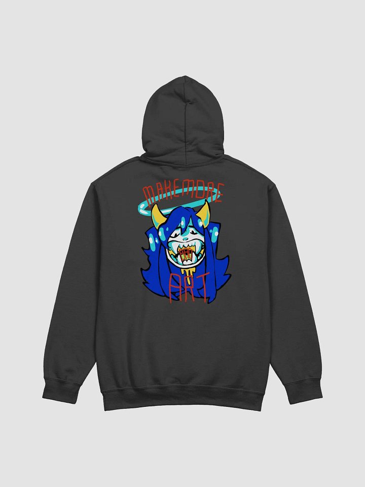 BAD ART backwards facing hoodie product image (2)