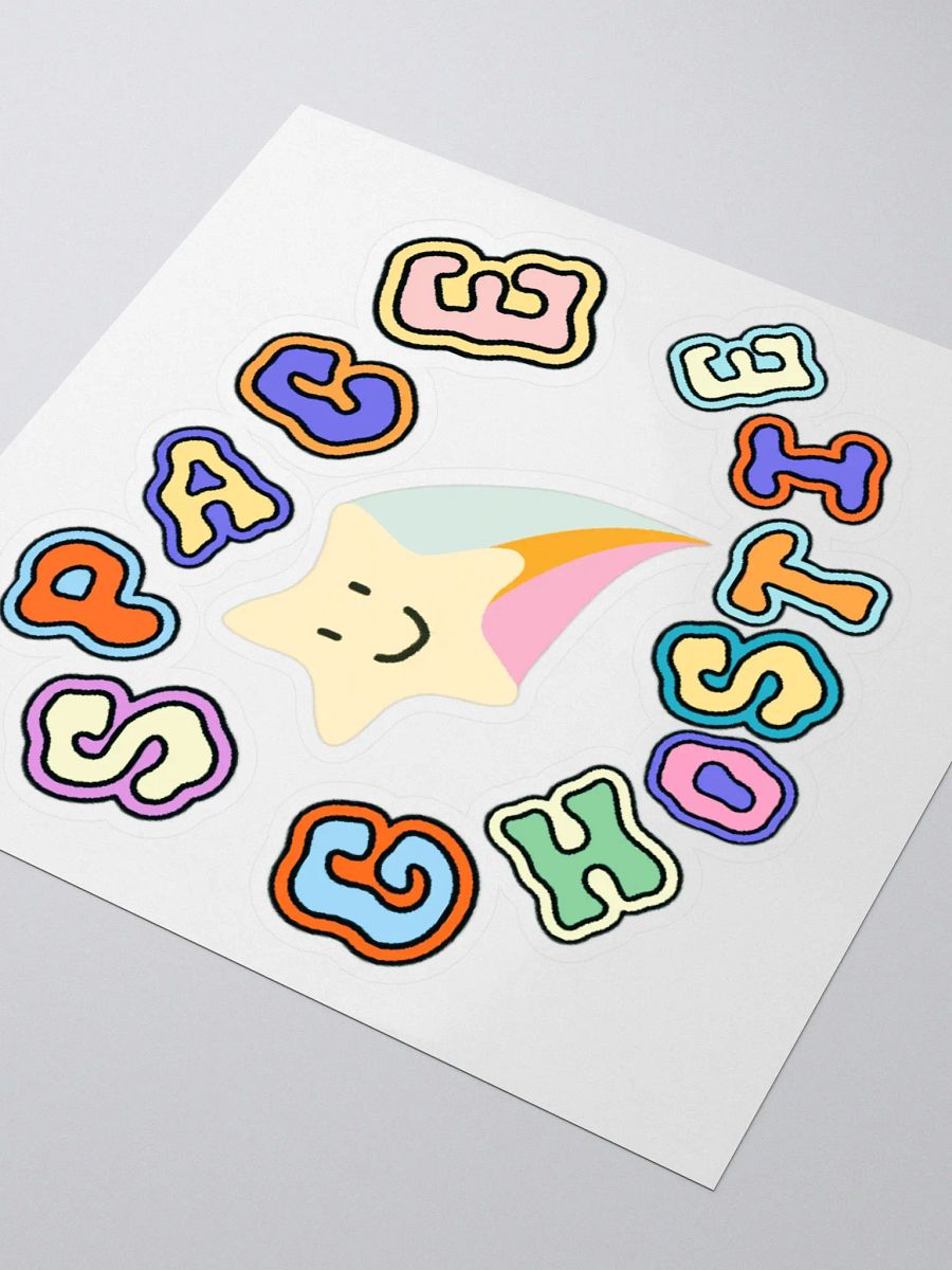 Space Ghostie Star Stickie product image (8)