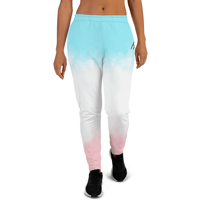 Women's Blue and Pink Joggers product image (2)