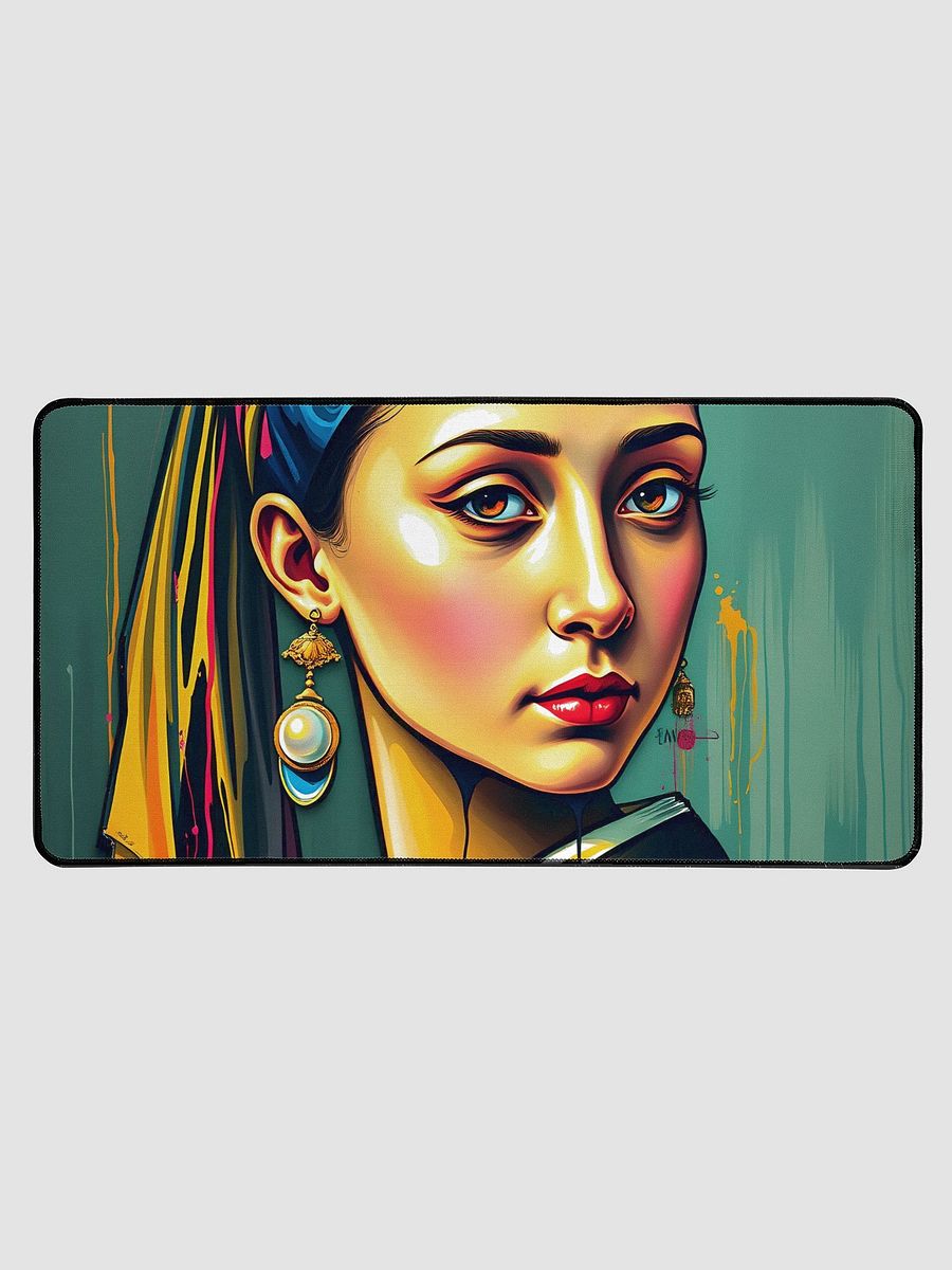 Pearl Earring Desk Mat product image (1)