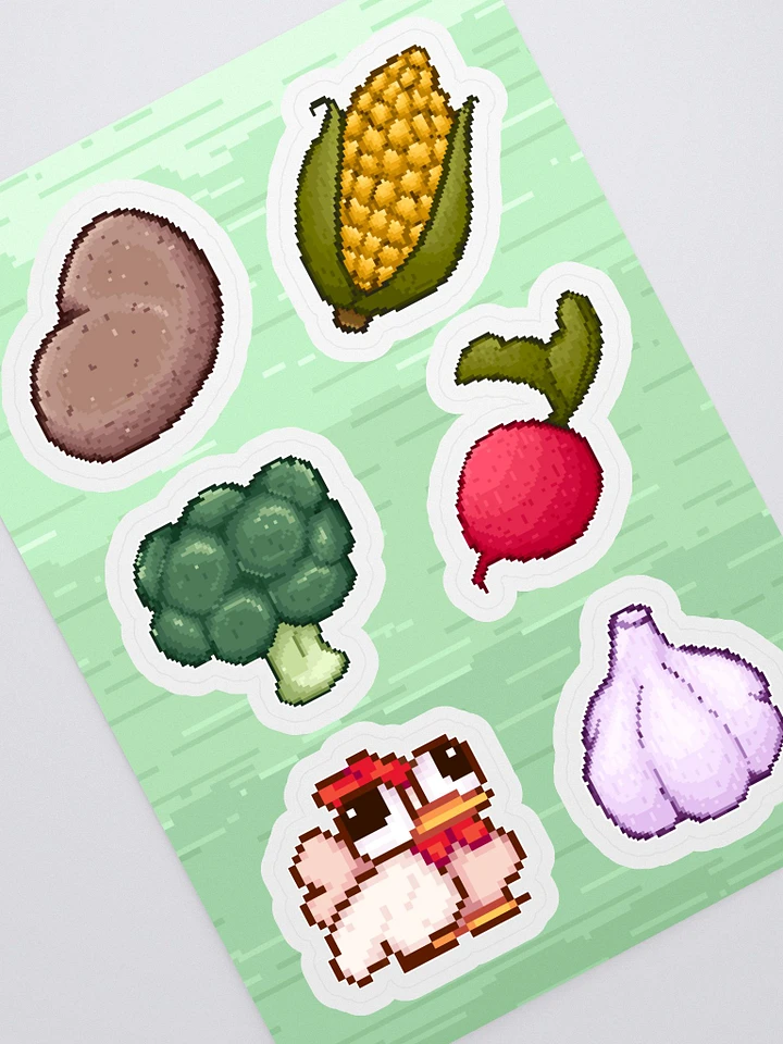 Pixel Veggies Sticker Pack! product image (1)