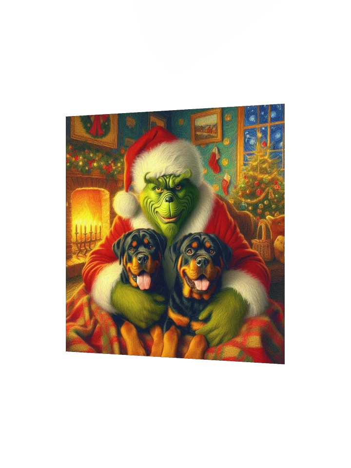 Rottweilers & Grinch Holiday Poster product image (6)