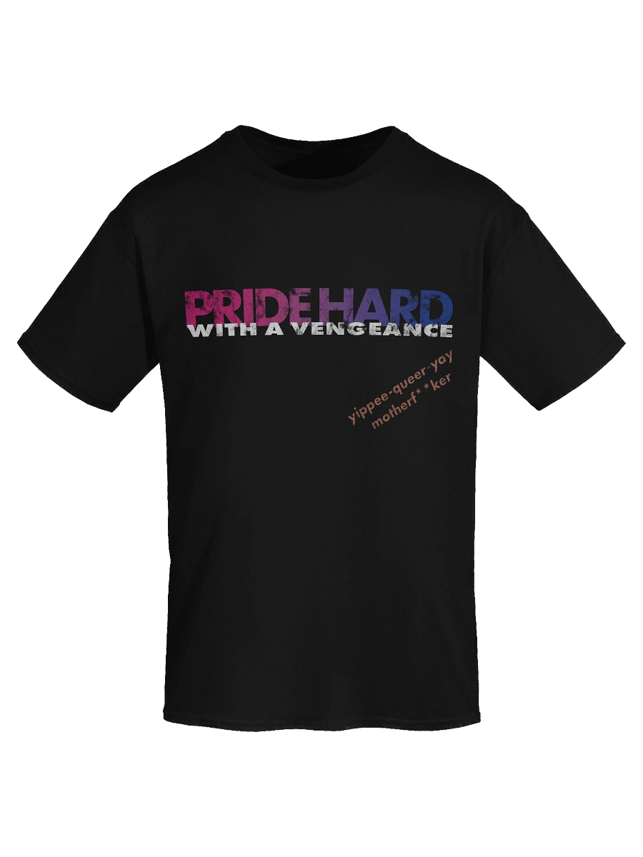 Bisexual "Pride Hard" Tee product image (7)