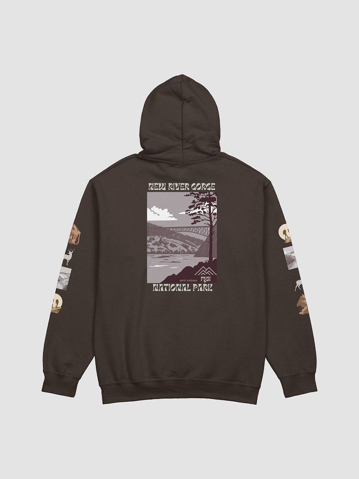 New River Gorge classic organic hoodie product image (2)