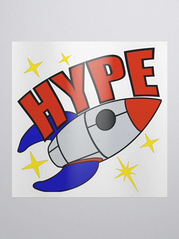 Hype Rocket Kiss Cut Sticker product image (1)