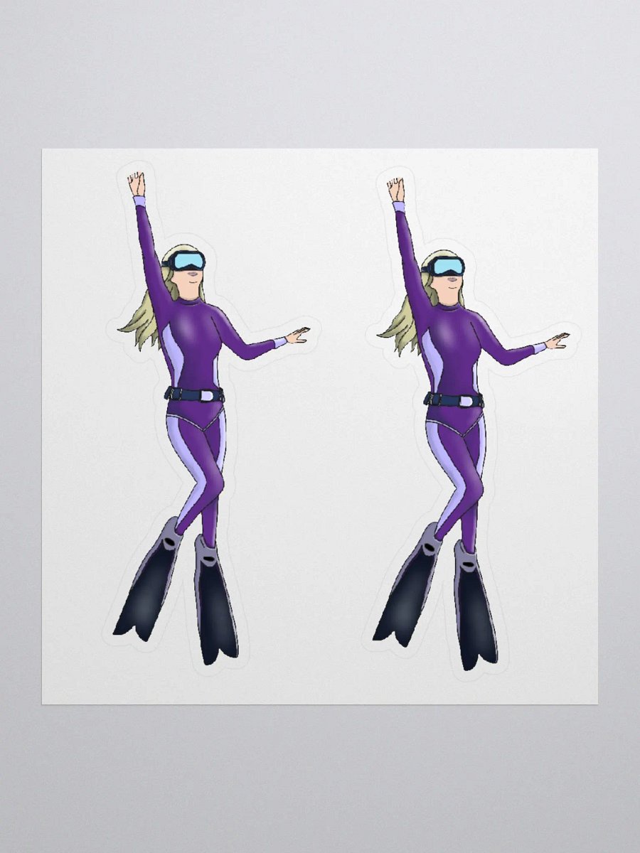 Free Diver Sticker Set product image (3)