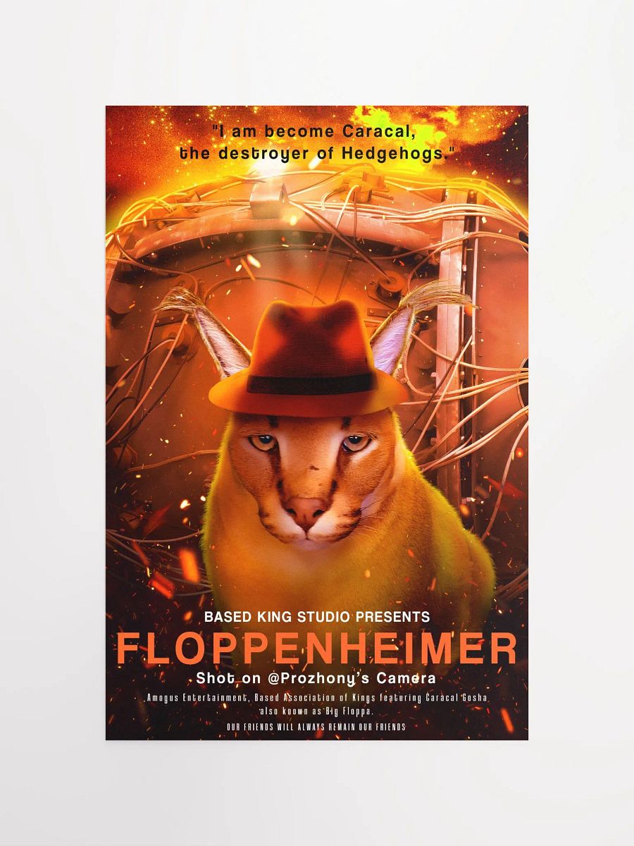 "FLOPPENHEIMER" LIMITED EDITION POSTER product image (4)