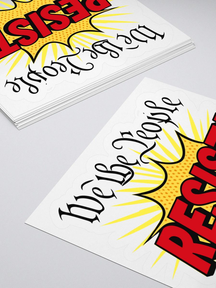 We the People Resist! Kiss Cut Stickers product image (11)