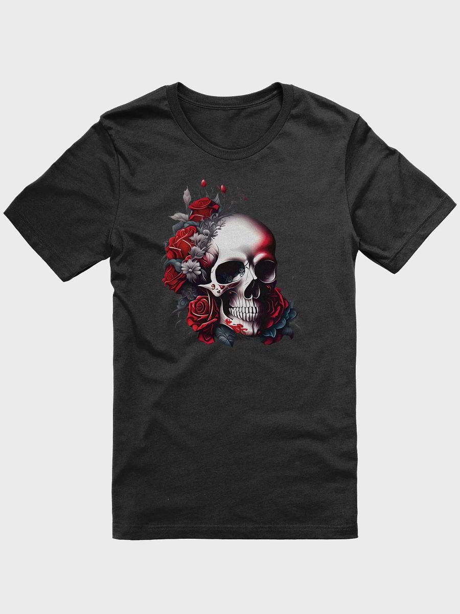 Skull Flower Red T-shirt product image (2)