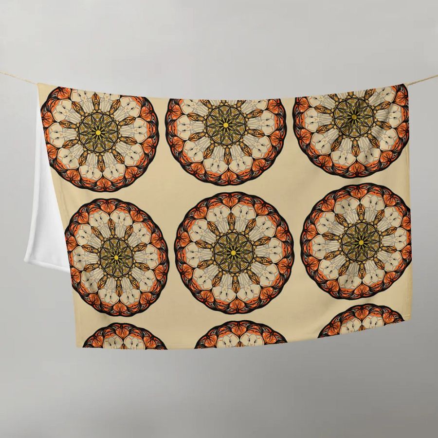 Mandala Elephants Throw Blanket product image (11)