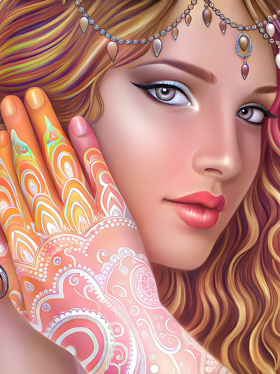 Grace and Strength The Beauty of African Women in Art -Tunisian Goddess ( Coloring E-book) product image (4)