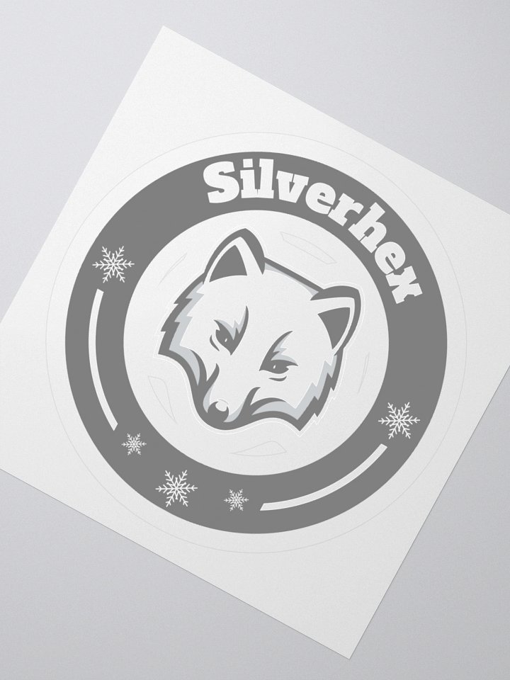 Snowy Fox Kiss Cut Stickers product image (2)