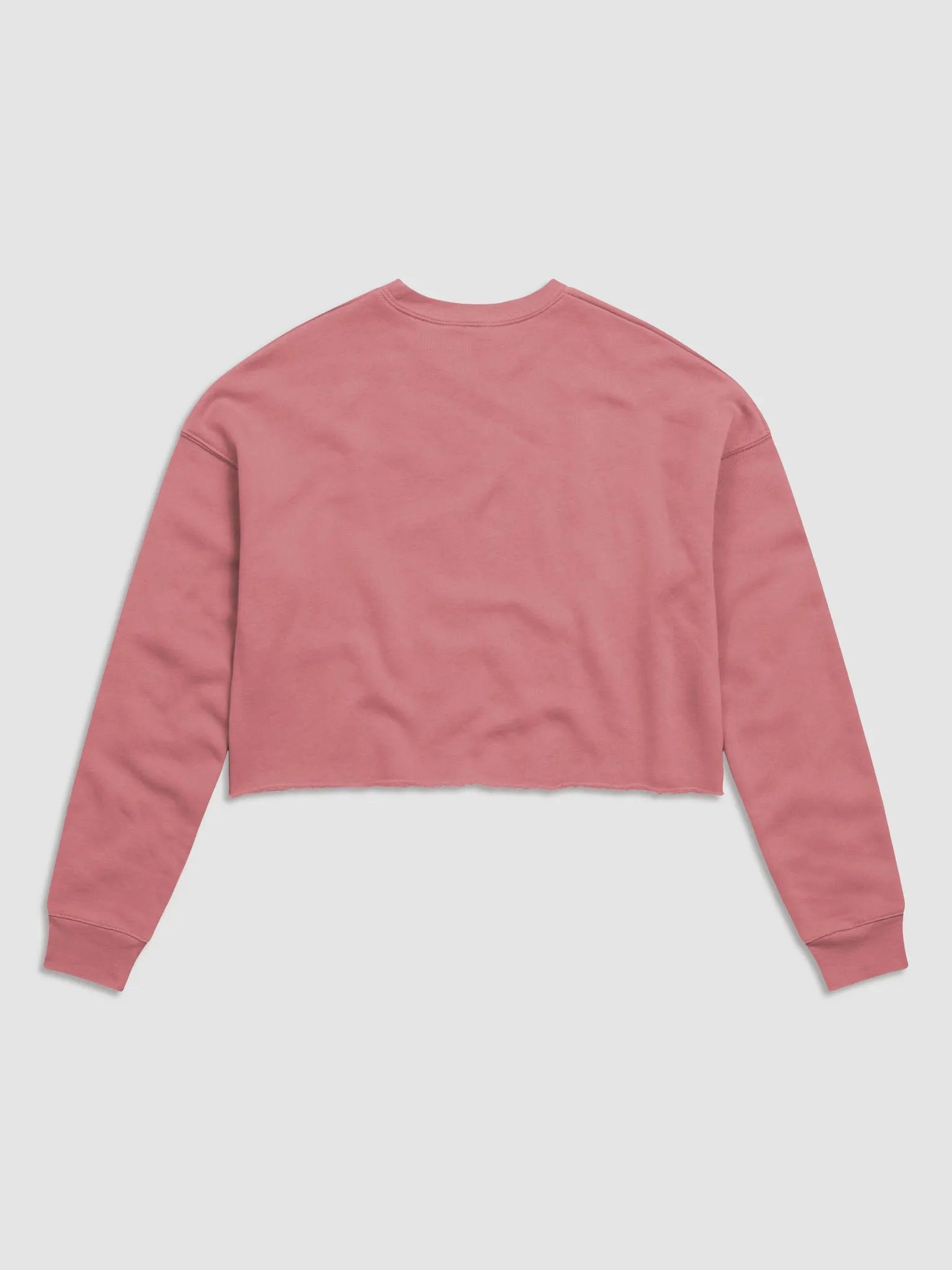 Feminine Rising Cropped Sweatshirt. (Pink) product image (2)