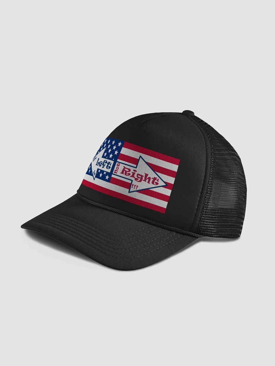 Patriotic 'The Left is not Right' Trucker Hat product image (4)