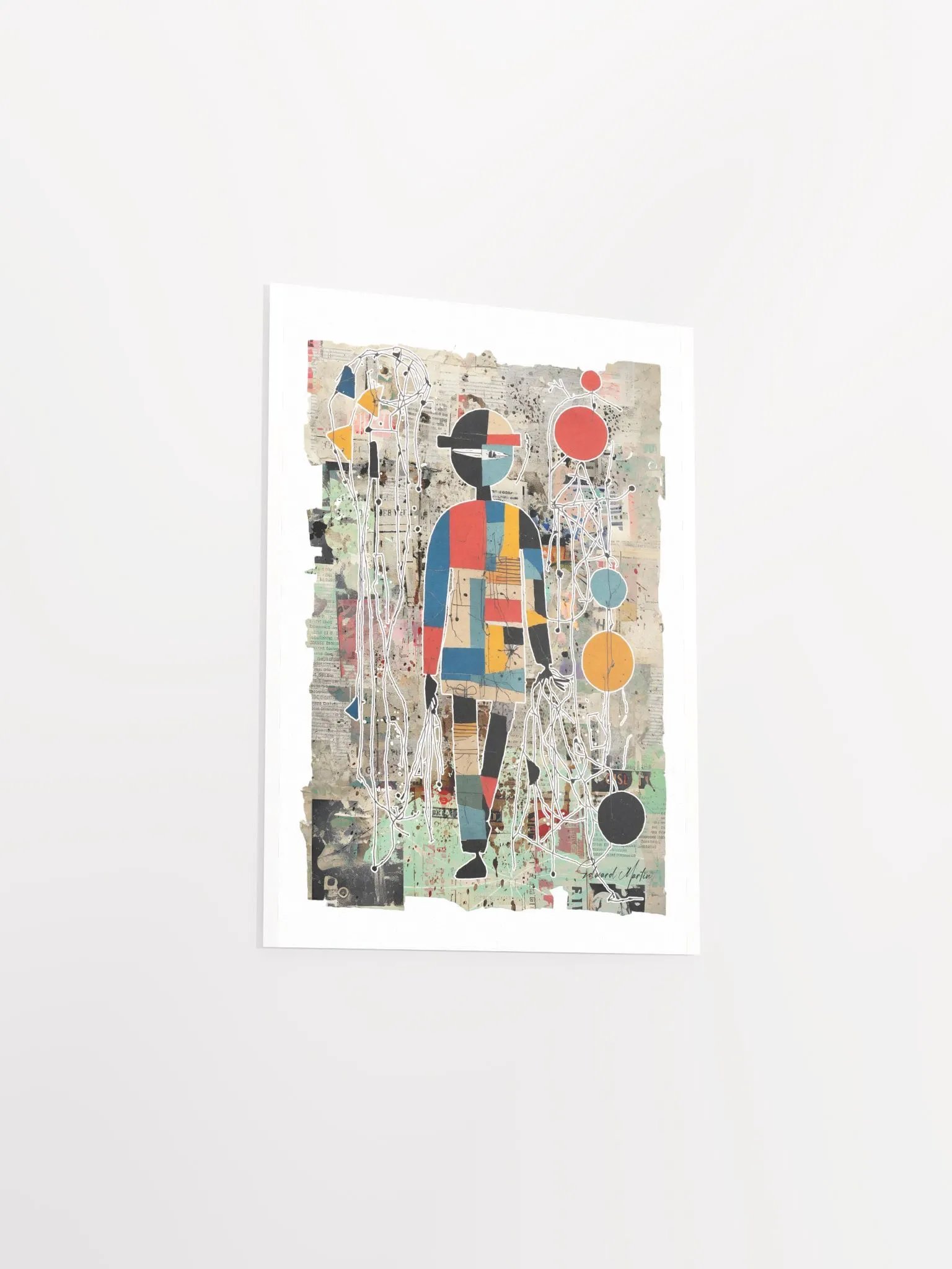 'A Walk in the Park' by Edward Martin- Collage Print product image (4)