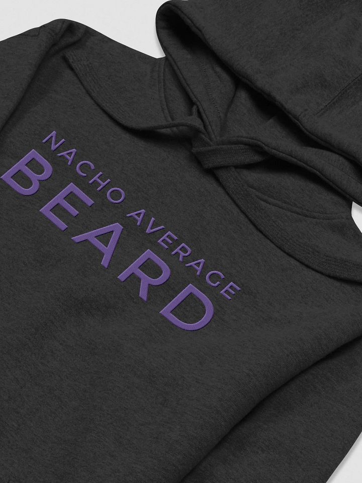 Men's Nacho Average Beard Hoodie (Purple Embroidery) product image (2)