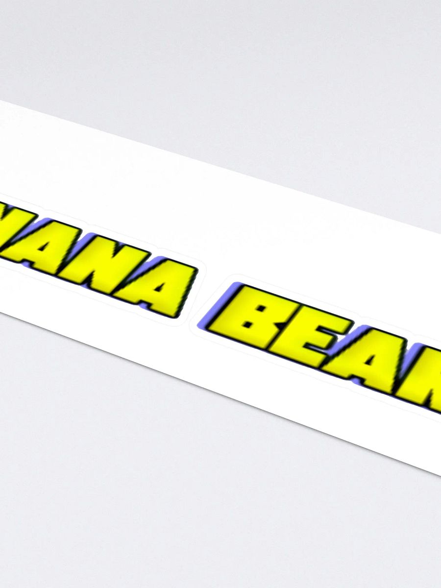 Banana Bear Show Long Logo Sticker product image (4)