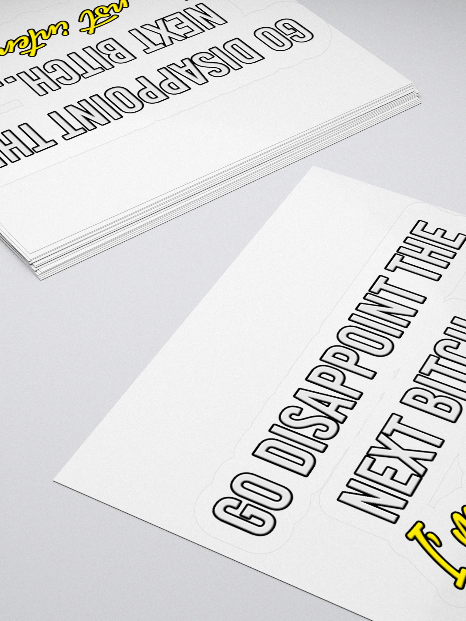 nope snark - disappoint sticker product image (4)