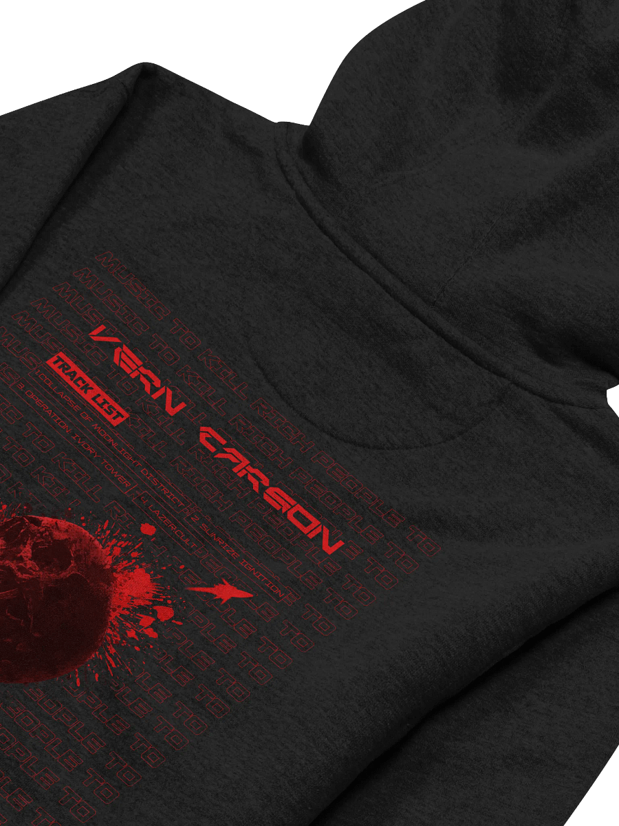 Music To Kill Rich People To - Black UNISEX Hoodie product image (2)