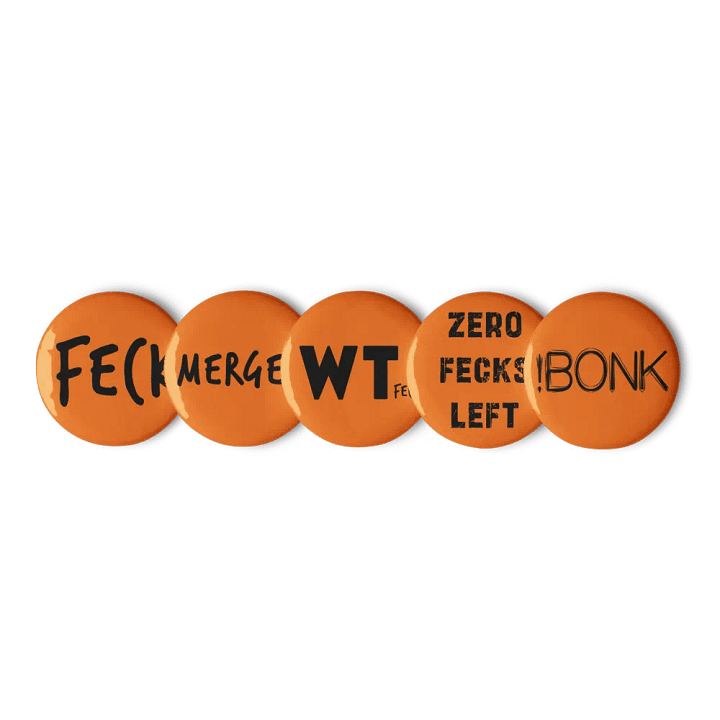 The ᴹᵉʳᵍᵉⁿ Pins - Orange product image (1)