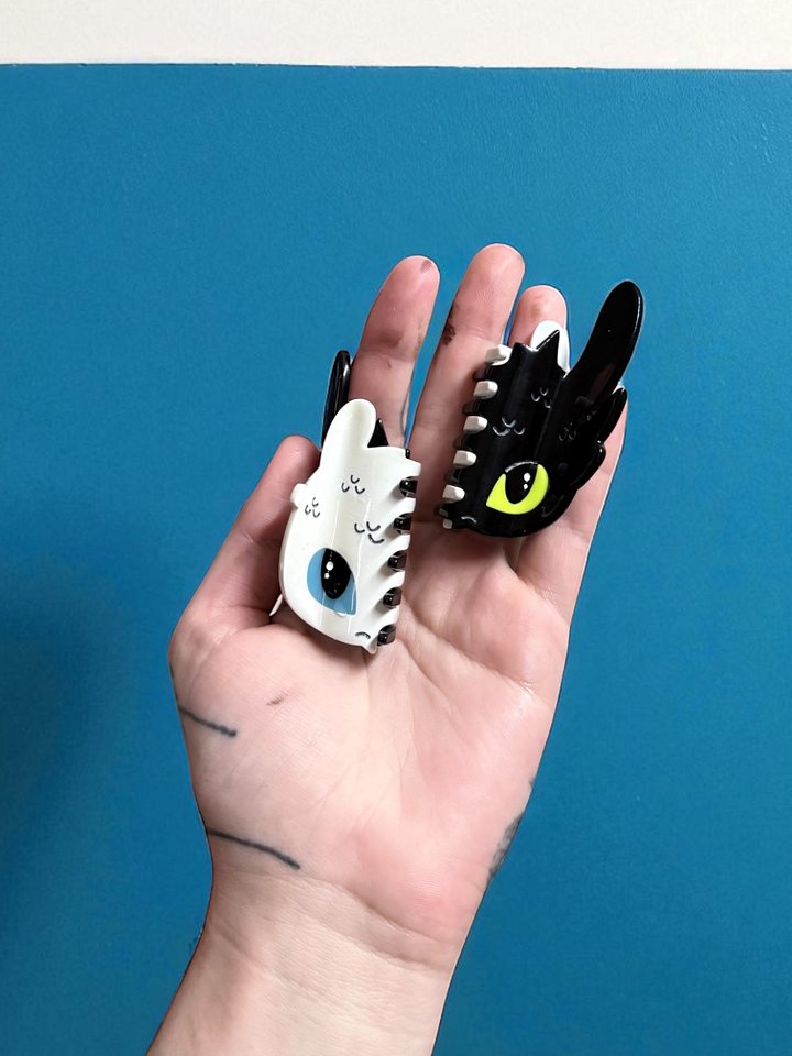 TOOTHLESS AND LIGHT FURY MINIS (PACK OF TWO) product image (1)