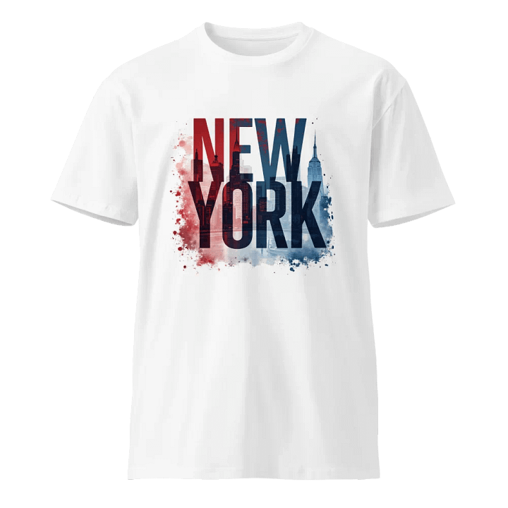 NYC Skyline Splatter T-Shirt product image (1)