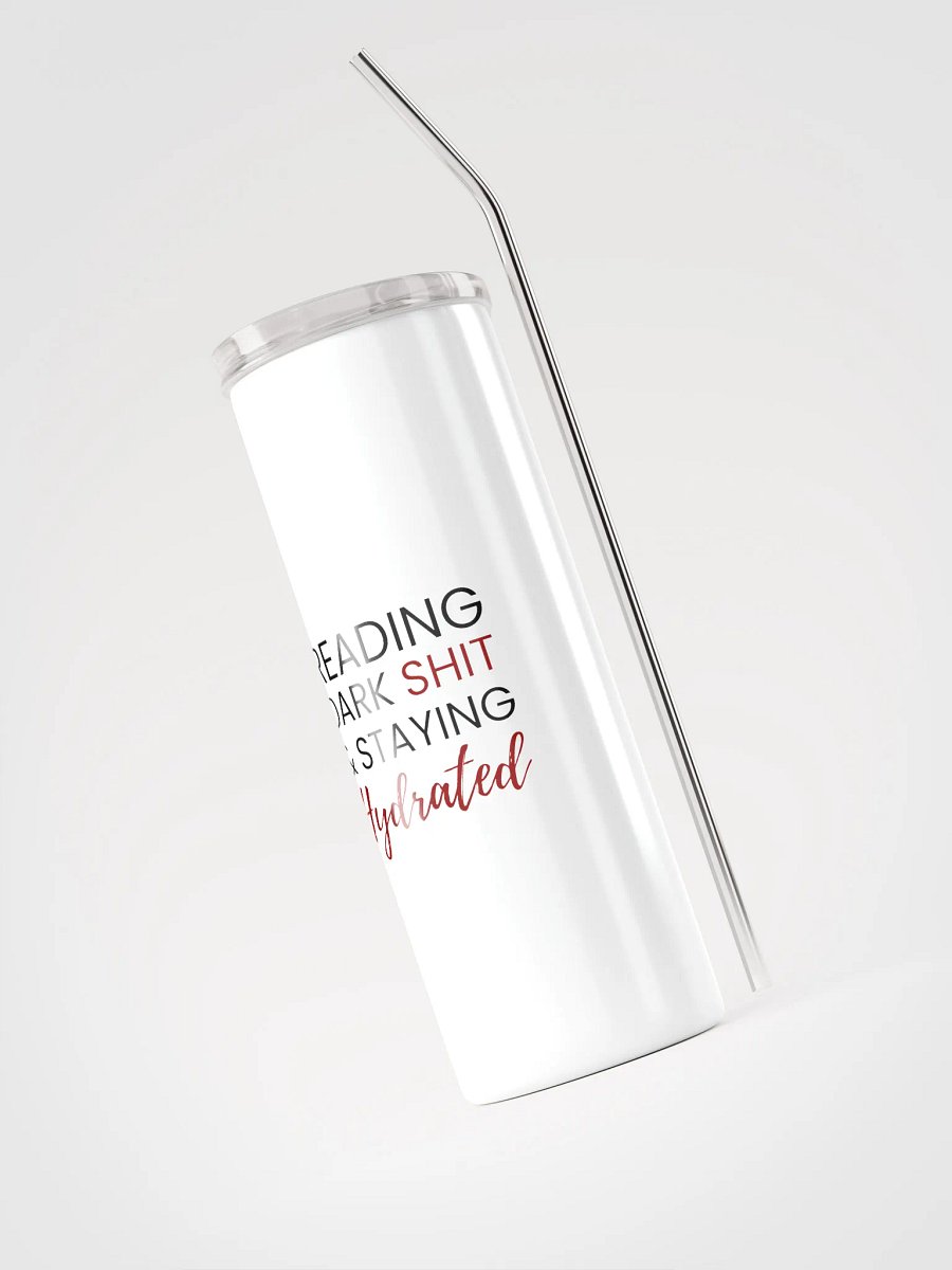 Reading Dark Sh*t Tumbler - White product image (3)