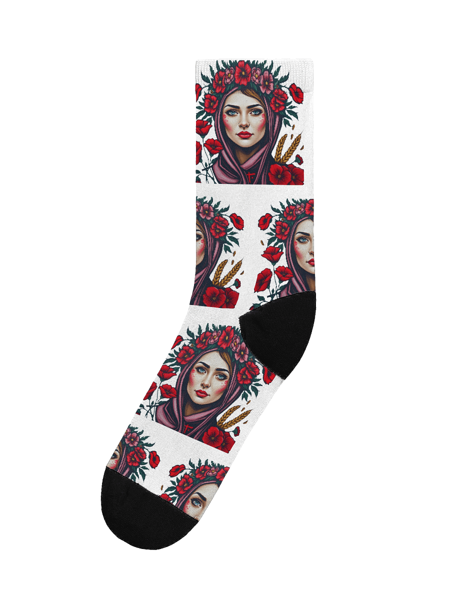 Serene Blossom Crew Socks product image (1)